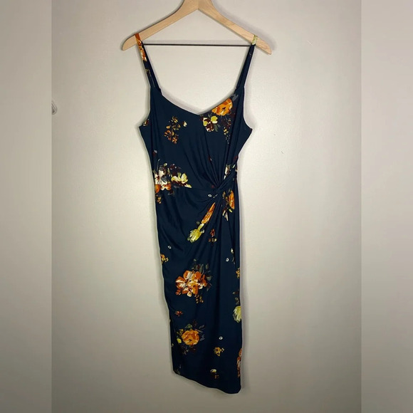 Nine Britton Vivienne Knit Fitted Midi Dress Medium - Picture 1 of 12